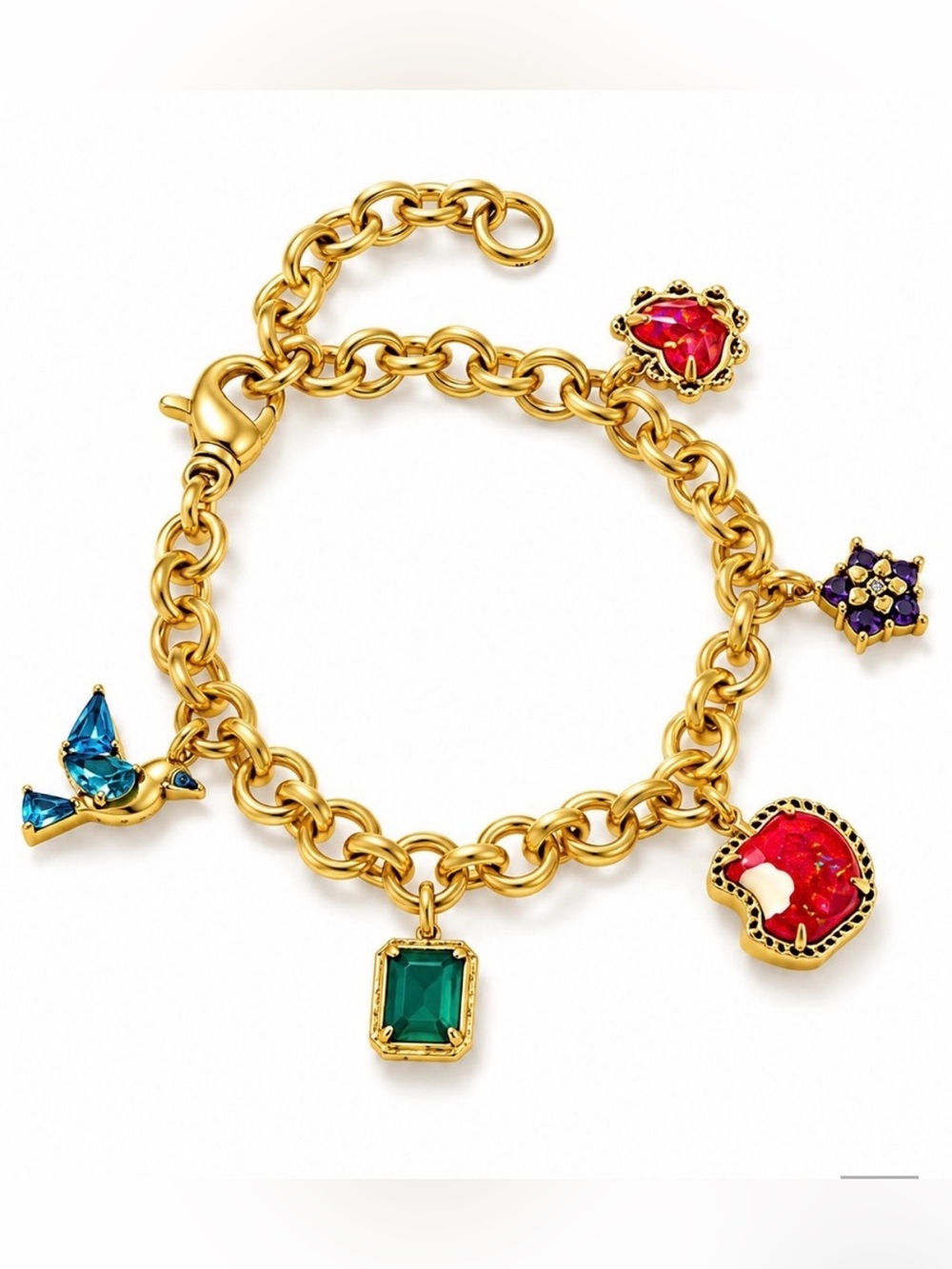 Kendra Scott Disney Gold-Tone Snow White Charm Bracelet